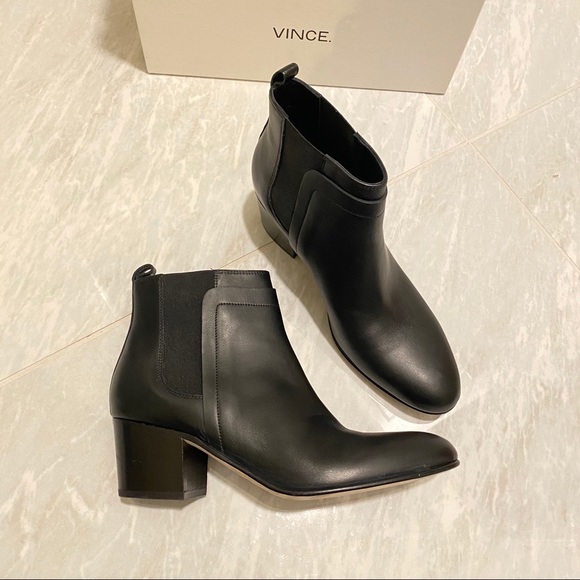 Vince new ankle booties with stretch ankle - Picture 1 of 9
